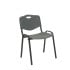 Pack 4 sillas Iso plastic PVC gris