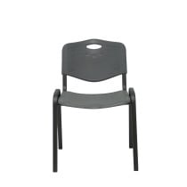 Pack 4 sillas Iso plastic PVC gris
