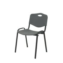 Pack 4 sillas Iso plastic PVC gris