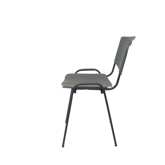 Pack 4 sillas Iso plastic PVC gris
