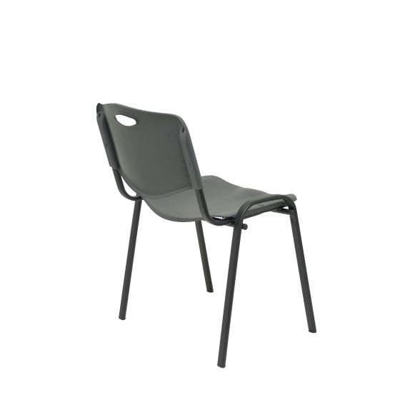 Pack 4 sillas Iso plastic PVC gris