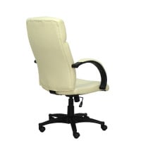 Sillón Munera similpiel crema