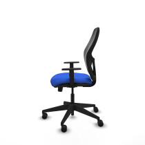 Alocén sincro malla negra bali azul brazos 1D base piramidal  ruedas nailon 65mm