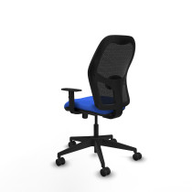 Alocén sincro malla negra bali azul brazos 1D base piramidal  ruedas nailon 65mm