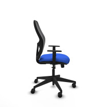 Alocén sincro malla negra bali azul brazos 1D base piramidal  ruedas nailon 65mm