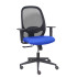 Silla Cilanco negra malla negra asiento bali azul brazo regulable