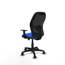 Alocén sincro malla negra bali azul brazos 1D base poliamida  ruedas engomadas 50mm