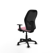 Alocén sincro malla negra bali rosa brazos 1D base poliamida  ruedas engomadas 50mm