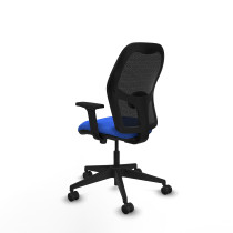Alocén sincro malla negra bali azul brazos 2D base piramidal  ruedas nailon 65mm
