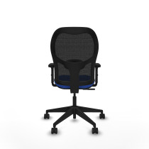 Alocén sincro malla negra bali azul brazos 2D base piramidal  ruedas nailon 65mm