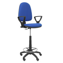 Taburete Aýna bali azul brazos fijos