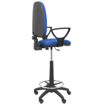 Taburete Aýna bali azul brazos fijos