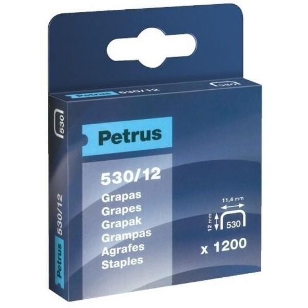 Grapas PETRUS 530/12 Caja x1200