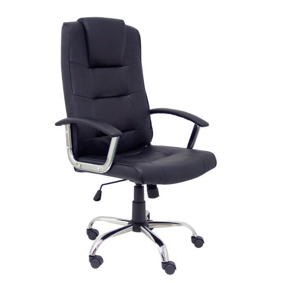 Sillón Guadalimar similpiel negro