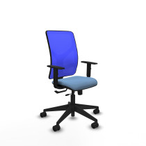 Motilla traslack malla azul bali azul cielo brazos 1D base piramidal  ruedas 65mm nailon