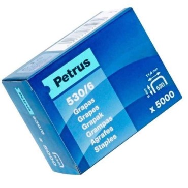 Grapas PETRUS 530/6 Caja x5000