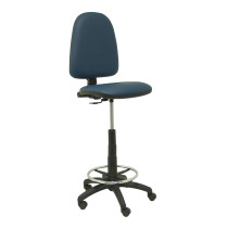 Taburete Aýna similpiel azul marino