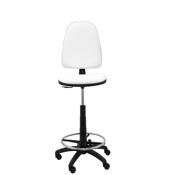 Taburete Aýna similpiel blanco