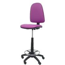 Taburete Aýna similpiel morado