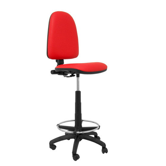 Taburete Aýna similpiel rojo