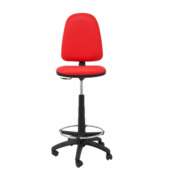 Taburete Aýna similpiel rojo