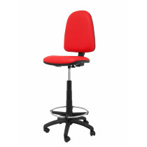Taburete Aýna similpiel rojo