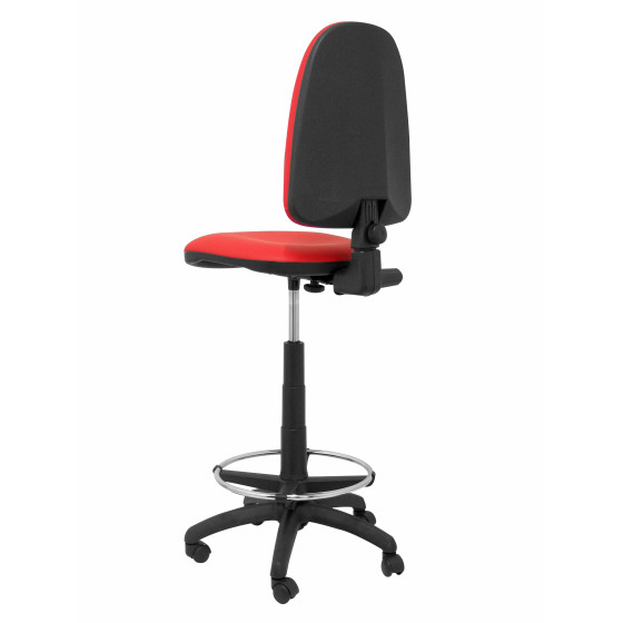 Taburete Aýna similpiel rojo