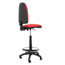 Taburete Aýna similpiel rojo