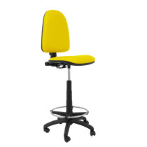 Taburete Aýna similpiel amarillo