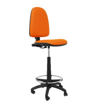 Taburete Aýna similpiel naranja