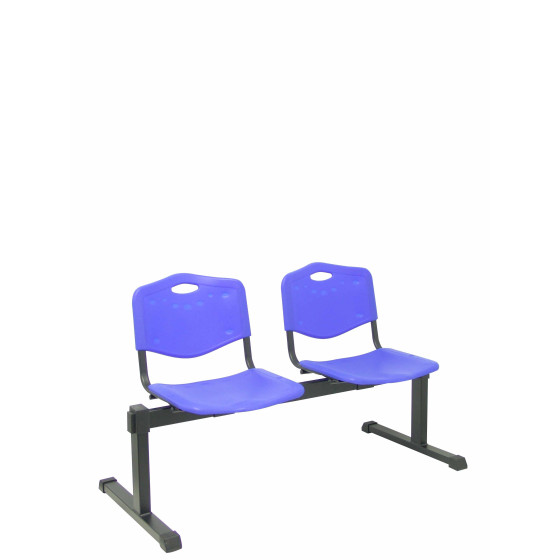 Bancada Iso plastic 2 plazas PVC color azul