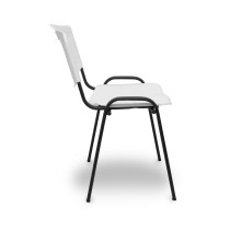 Pack 4 sillas Iso plastic PVC blanco