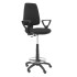 Taburete Elche CP brazos golf bali color negro