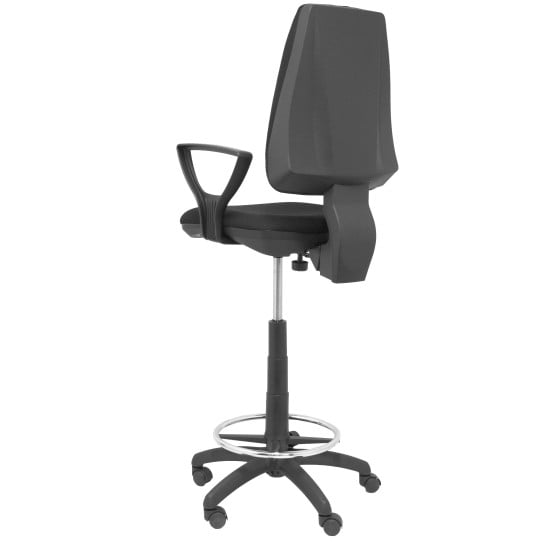 Taburete Elche CP brazos golf bali color negro