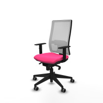 Horna sincro malla blanca similpiel rosa brazos 1D base piramidal  ruedas 65mm engomadas