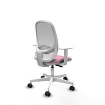 Cilanco blanca sincro malla blanca bali rosa brazos blancos base blanca ruedas 65mm nailon