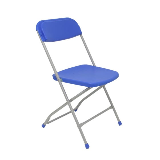 Pack 5 sillas plegables Polyfold Azul
