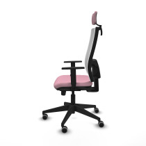 Horna traslack malla blanca bali rosa brazos 1D base piramidal cabecero 2D ruedas 65mm engomadas