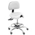Taburete Zarza similpiel blanco