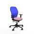 Jorquera traslack malla azul bali rosa brazos 1D base nailon  ruedas 65mm nailon