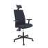 Silla I-Line arán negro con brazos regulables con cabecero