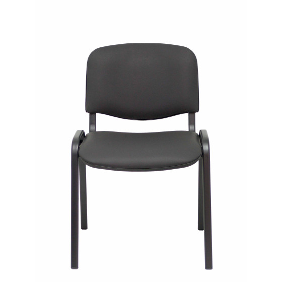 Pack 4 sillas Iso similpiel negro