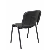 Pack 4 sillas Iso similpiel negro