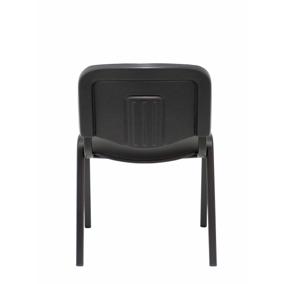 Pack 4 sillas Iso similpiel negro