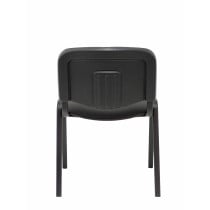 Pack 4 sillas Iso similpiel negro