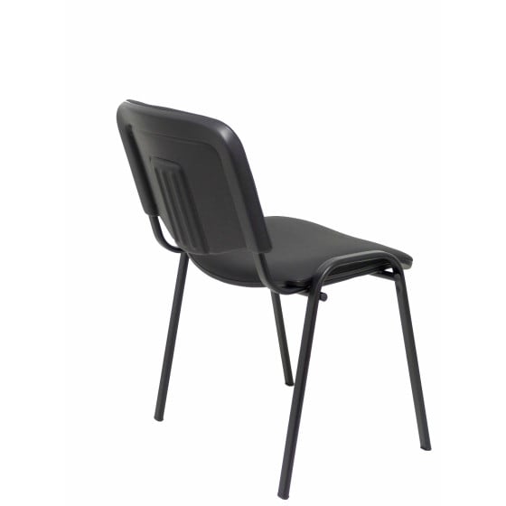 Pack 4 sillas Iso similpiel negro