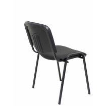 Pack 4 sillas Iso similpiel negro