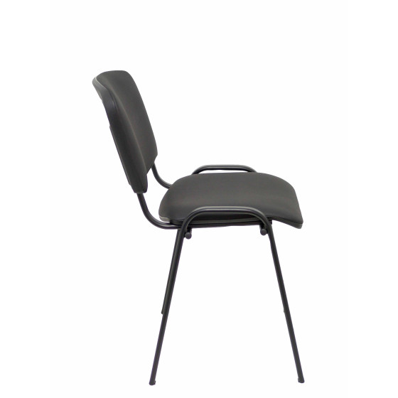 Pack 4 sillas Iso similpiel negro