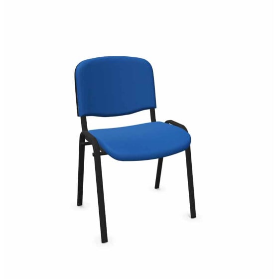 Pack 4 sillas Iso similpiel azul