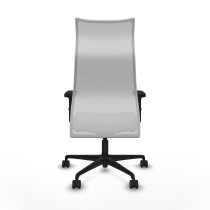 Albacete malla sincro malla blanca similpiel blanco brazos 2D base nailon ruedas 65 mm nailon